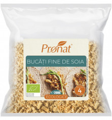 Bucati fine de soia bio, 200g proteina vegetala texturata TVP Pronat foto