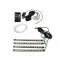 Kit fir neon led RGB 6 m si banda led 22 cm cu telecomanda 12 V