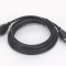 CABLU USB GEMBIRD prelungitor, USB 2.0 (T) la USB 2.0 (M), 1.8m, conectori auriti, negru, &quot;CCP-USB2-AMAF-6&quot; (timbru verde 0.08 lei)