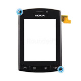 Ecran tactil pentru capacul frontal al Nokia 303 Asha