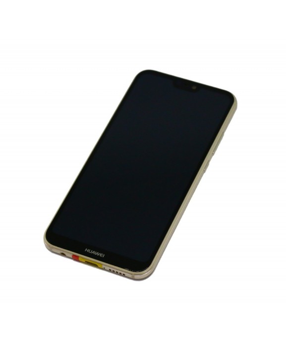 Ecran LCD Display cu RAMA Huawei P20 Lite Gold