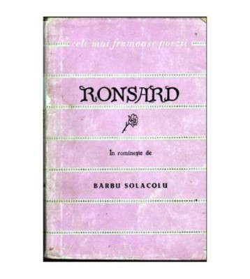 Ronsard - Poezii - 104235 foto
