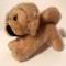 (x) Jucarie catel Pechinez (sau buldog) vechi, vintag, posibil Steiff, 11x14 cm