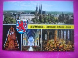 HOPCT 15571 CATEDRALA NOTRE DAME IN 1990 -LUXEMBURG --EUROPA -CIRCULATA