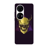 Husa compatibila cu Huawei Nova Y70 model Hipster skull art, Silicon, TPU, Viceversa, Transparent, Carcasa