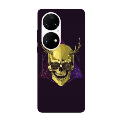 Husa compatibila cu Huawei Nova Y70 model Hipster skull art, Silicon, TPU, Viceversa foto