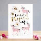 Felicitare - Magical Unicorn Day | Louise Tiler Designs