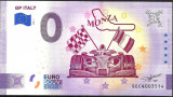 !!! RARR : 0 EURO SOUVENIR - ITALIA , MONZA , GP ITALY - 2020.1 - UNC