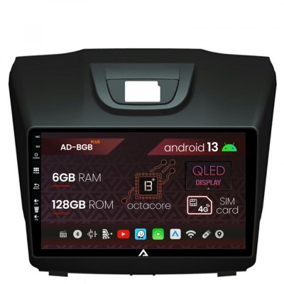 Navigatie Isuzu D-MAX (2015+), Android 13, B-Octacore 6GB RAM + 128GB ROM, 9 Inch - AD-BGB9006+AD-BGRKIT311 foto