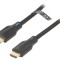 Cablu HDMI 2.1 Textil Negru