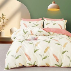 Lenjerie de pat Percalle,pat dublu, 3 piese, cearceaf pat clasic 160cm x 240cm, cearceaf pilota 150cm x 220cm, 1 fata perna 50 x 70-PRC118.3PIESE