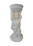 Statueta decorativa, Ingeras, Alb, 50 cm, GXL0144