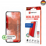 Cumpara ieftin Folie pentru Samsung Galaxy S23 Plus, Displex Real Glass + Case, Clear