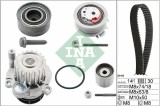 INA 530 0405 30 Set pompa apa + curea dintata