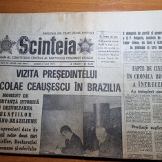 scanteia 7 iunie 1975-ceausescu vizita in brazilia