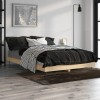 VidaXL Cadru pat fără saltea stejar sonoma 120x190 cm, lemn prelucrat