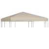 Acoperis de pavilion, bej, 3 x 3 m, 310 g/m&sup2;