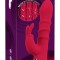 Vibrator iepure cu 3 inele de masaj mobile (23,7 cm)
