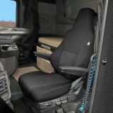 Husa scaun camion dedicata pentru scaun sofer MAN TGX II (dupa 2020&gt;) 1buc Negru/Gri Garage AutoRide