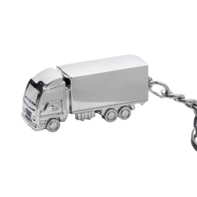 Breloc metalic Camion decorativ pentru chei foto