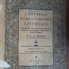 Cantarile Sfintei si Dumnezeiesti Liturghii- Anton V. Uncu