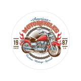 Abtibild &quot;AMERICAN MOTORCYCLES&quot; Cod: TAG 036 / T2 Automotive TrustedCars, Oem