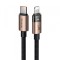 Cablu Date si Incarcare USB-C - Lightning McDodo CA-6941, 36W, 1.2m, Auriu