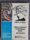 Mihai Eminescu, cumpanirea intru albastru, de Dumitru Tiutiuca, 1993, 220 pag