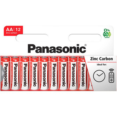 Baterii AA LR6 1.5V Panasonic Zinc Cutie 12 foto