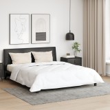 vidaXL Pilotă cu pernă 3 pcs Alb 260 x 220 cm Microfibră