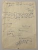 Domokos Geza - document vechi - manuscris, semnatura olografa