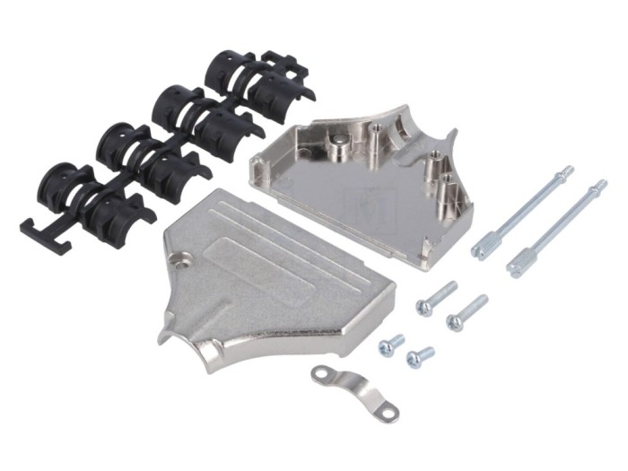 Carcasă conectori D-Sub ecranată, metal