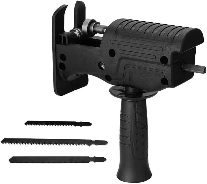 Adaptor fierastrau alternativ, Aliaj aluminiu, Negru