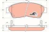 TRW GDB1143 COTEC set placute frana,frana disc