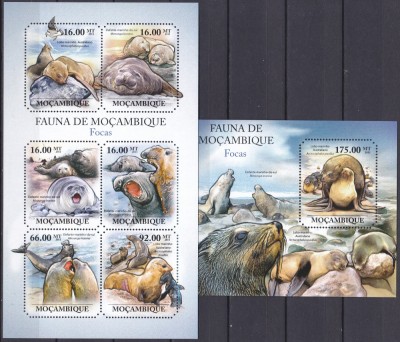 DB1 Fauna Foci Mozambic MS + SS MNH foto