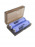 Set 2 acumulatori ICR 18650, Li-Ion, 3350 mAh, 3.7V Pkcell