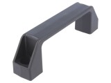 Suport tehnopolimer PA neagră 41mm x 142mm x 26mm F2 2,5kN