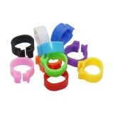 Set 100 Clipsuri Plastic 8mm Multicolor PIGEON, Inele Identificare Porumbei &amp; Pasari