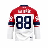 Echipa națională de hochei tricou de hochei Czech republic Olymp 2026 David Pastrň&aacute;k white - L