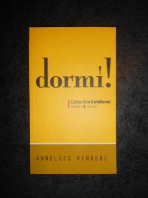 ANNELIES VERBEKE - DORMI foto