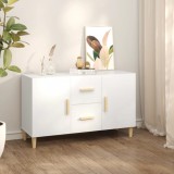 vidaXL Servantă, alb, 100x36x60 cm, lemn compozit