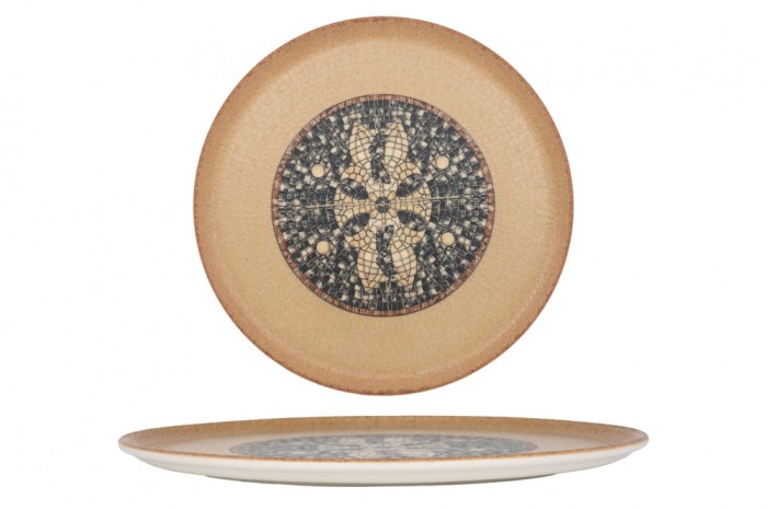 Bonna Farfurie cu pizza - Mesopotamia - Por&Aring;&pound;elan - 32 cm - set de 2