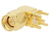 Mufă SMA 90&deg; THT 50&Omega; Aurită PTFE