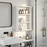 vidaXL Dulap de perete pentru baie cu raft Alb 40 x 10 x 60,5 cm 889351
