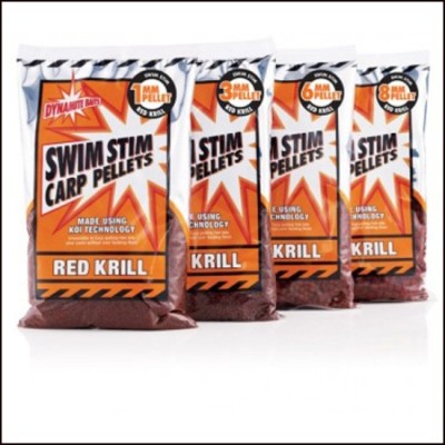 Pelete Dynamite Baits Swim Stim Red Krill Carp 900Gr 6mm foto