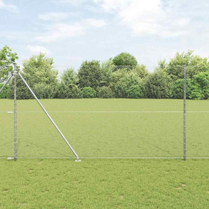 &Icirc;ngrădire Hexagon 1.6x25 m din oțel galvanizat