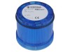 Semnalizator LED Albastru 24V IP65