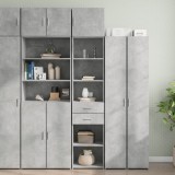VidaXL Dulap depozitare slim gri beton 45x42,5x225 cm lemn prelucrat 3281297