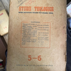 Studii Teologice. Revista institutelor teologice din Patriarhia Romana Seria a II-a 5-6 1949