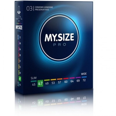 MY SIZE - PRO CONDOMS 47 MM 3 UNITS foto